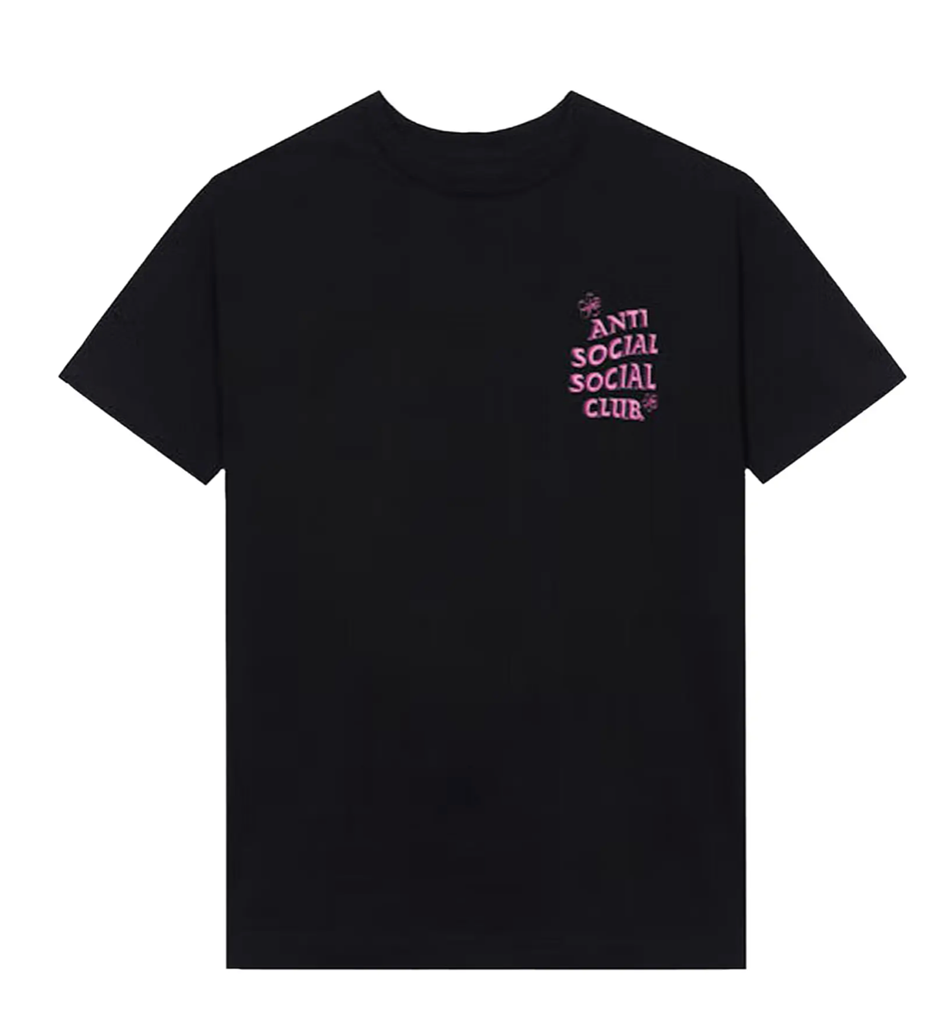 Anti Social Social Club Coral Crush T-Shirt 'Black'