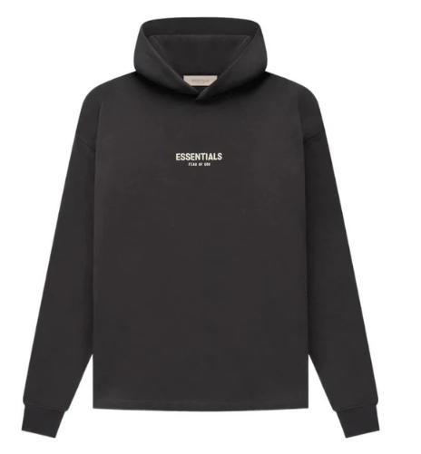 Fear of God Essentials Relaxed Oversized Hoodie "Iron" SS22