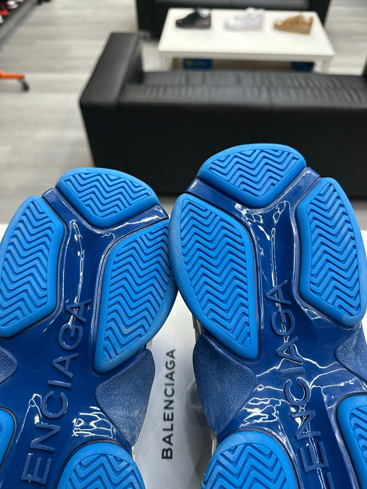 Balenciaga Triple S Blue Orange