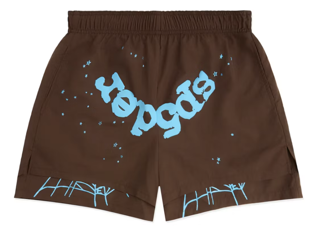 SP5DER OG Web V2 Double Layer Short "Brown"