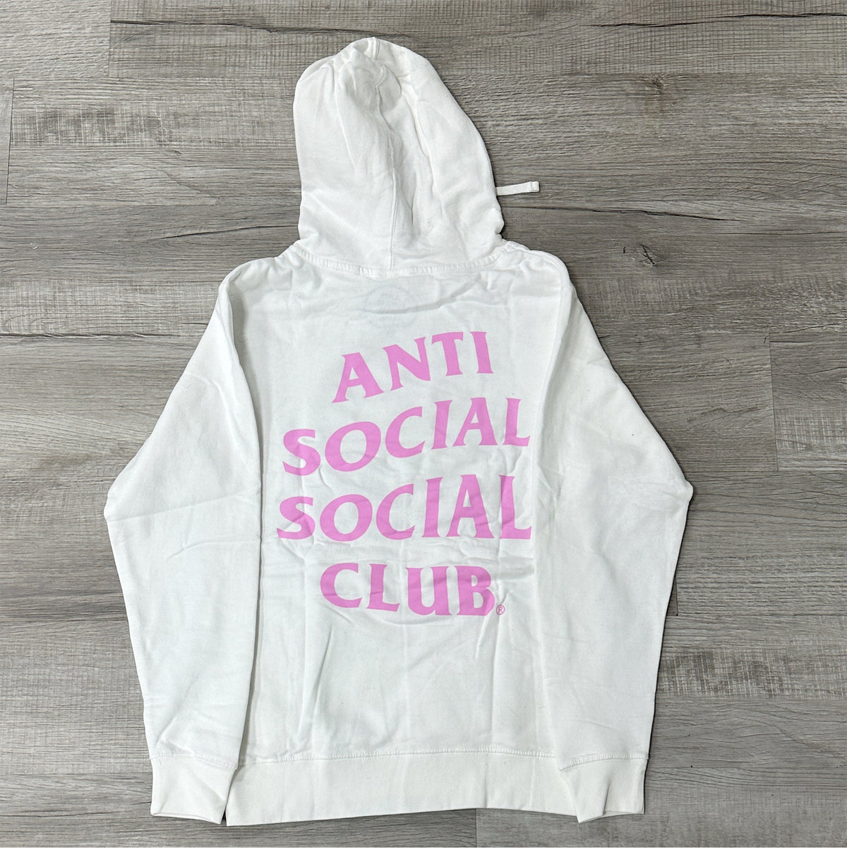 Anti Social Club Everyone In LA Hoodie White