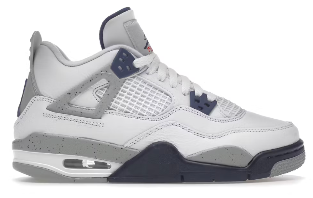 Air Jordan 4  "Midnight Navy"  (GS)