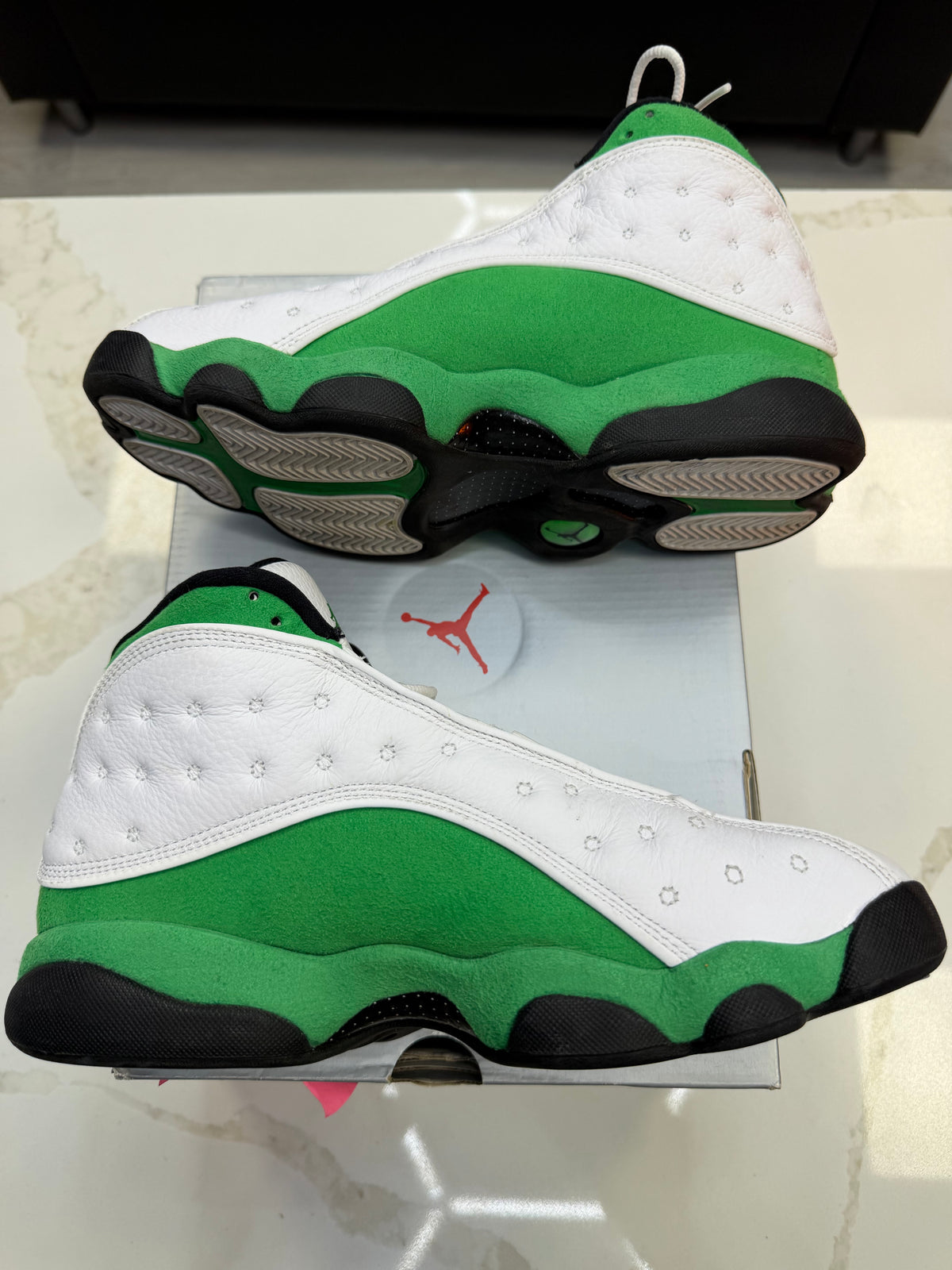 Jordan 13 Retro White Lucky Green
