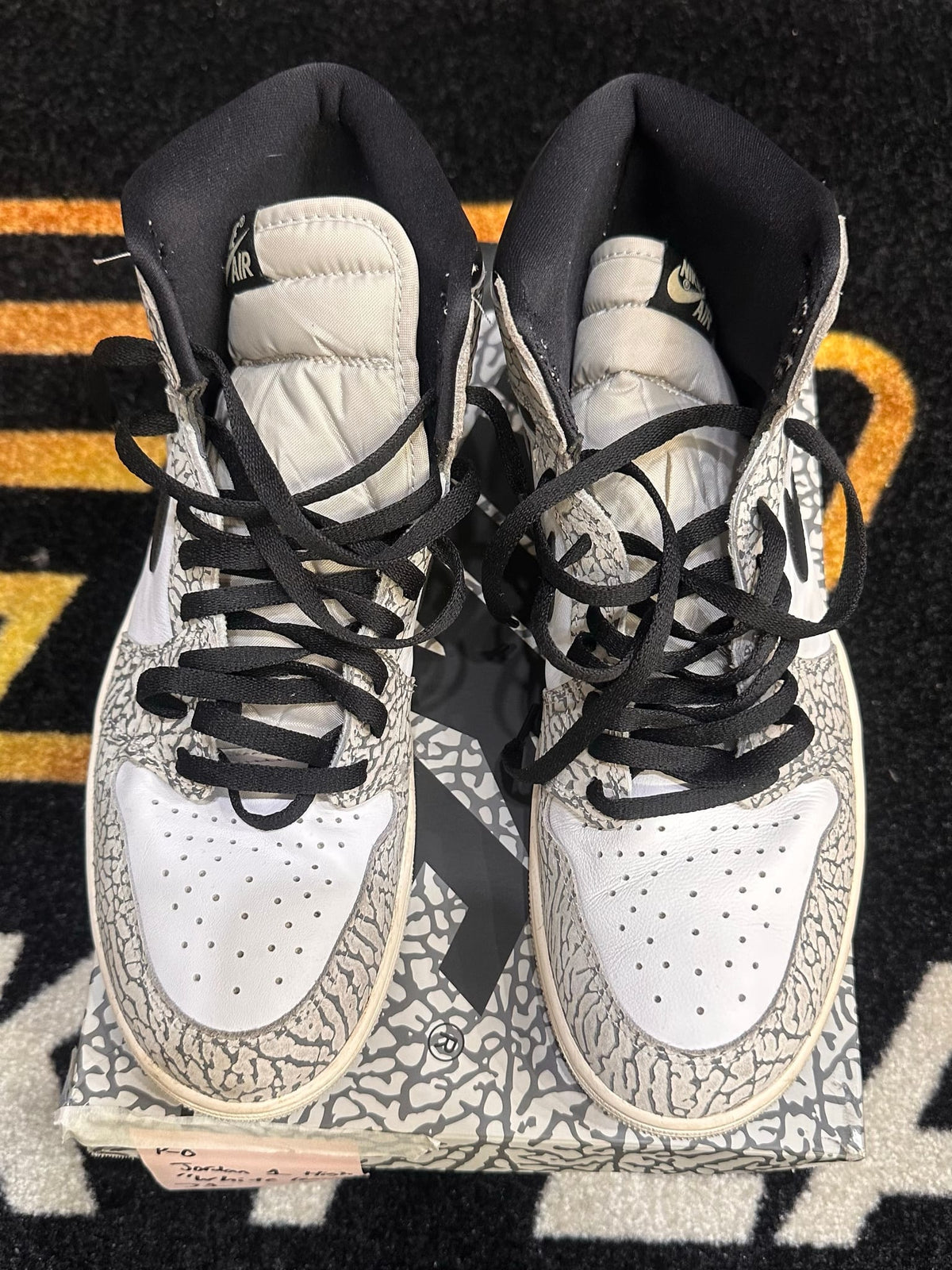 Jordan 1 Retro High OG White Cement
