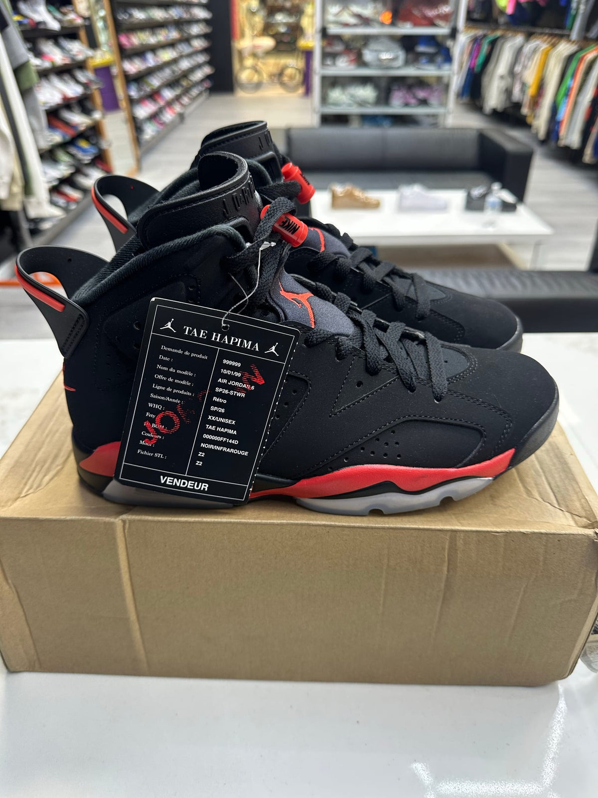 Jordan 6 Retro Infrared Salesman