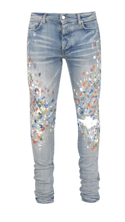 AMIRI Skinny Painter Jeans (Indigo Blue)