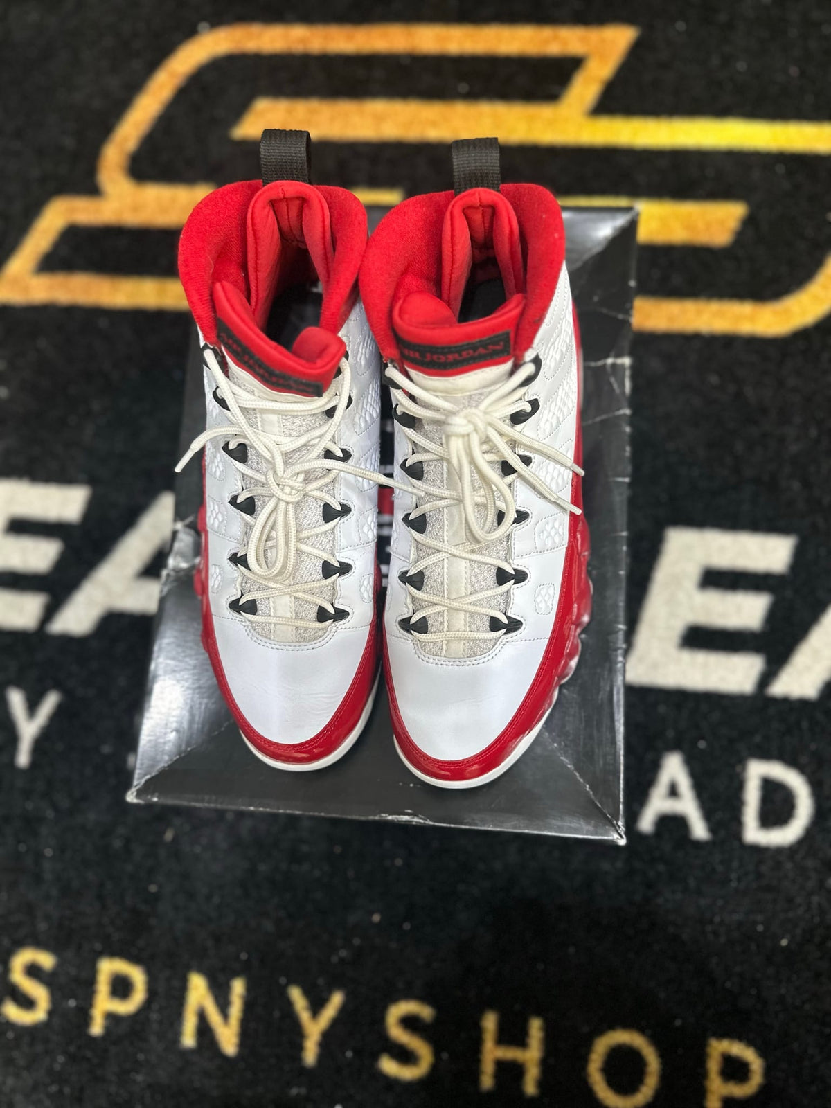 Air Jordan 9 Retro White Gym Red