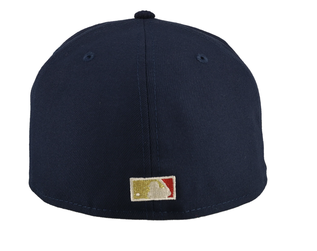 Capsule New York Yankees 1977 All Star Game Navy Trippy Logo 59Fifty Fitted Hat