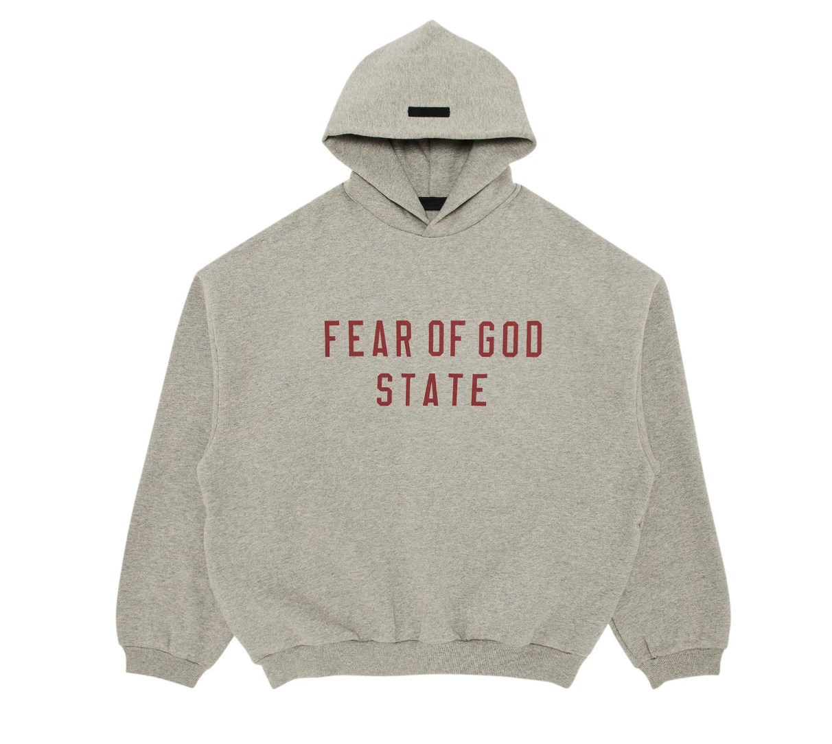 Fear of God Essentials Fleece "State" Hoodie (Dark Heather) (FW24)