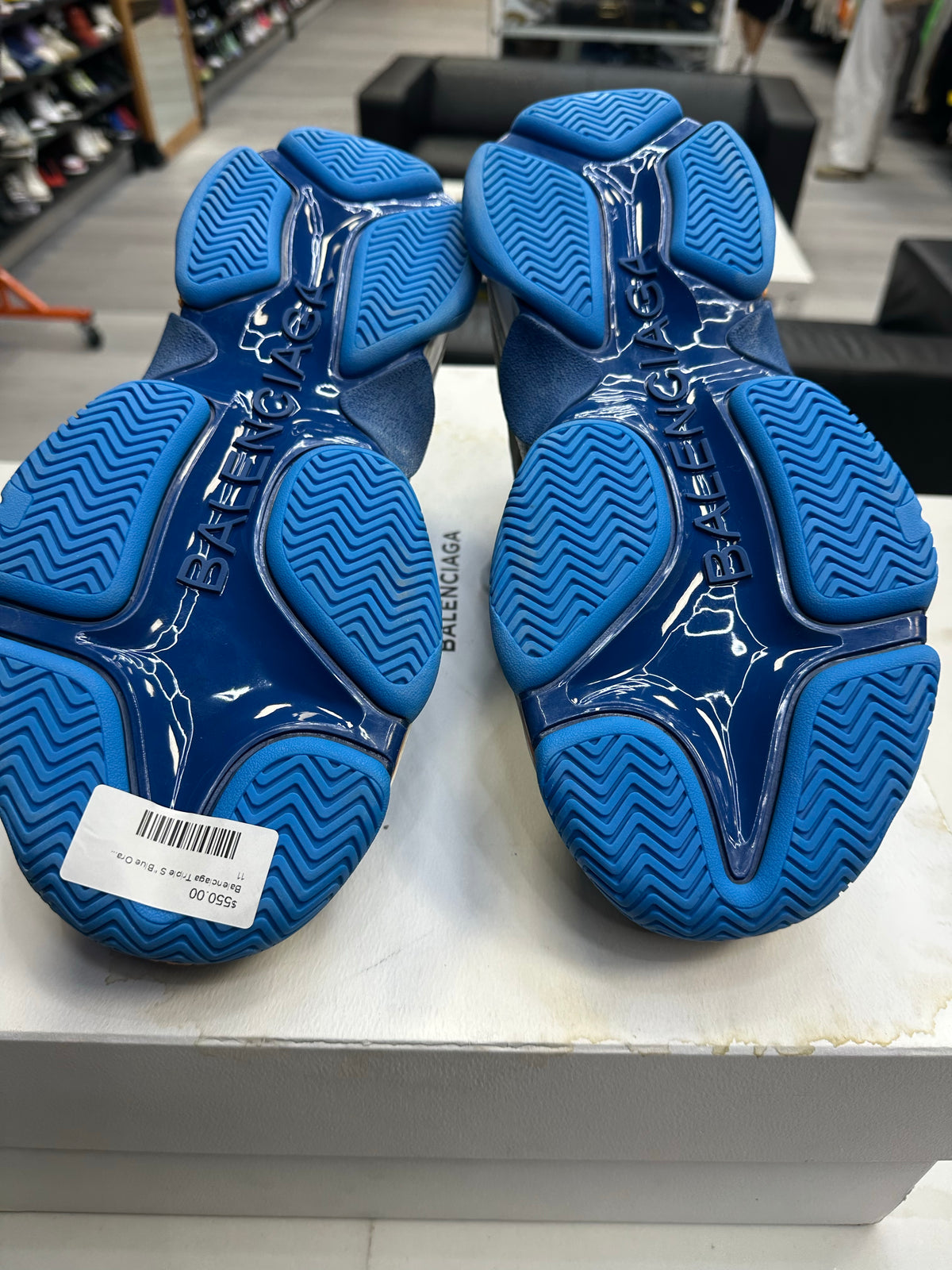 Balenciaga Triple S Blue Orange