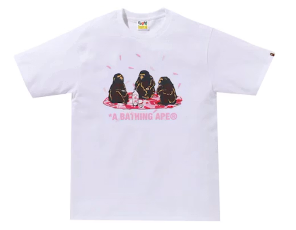 A Bathing Ape BAPE Sakura Viewing Tee "White" (SS24)