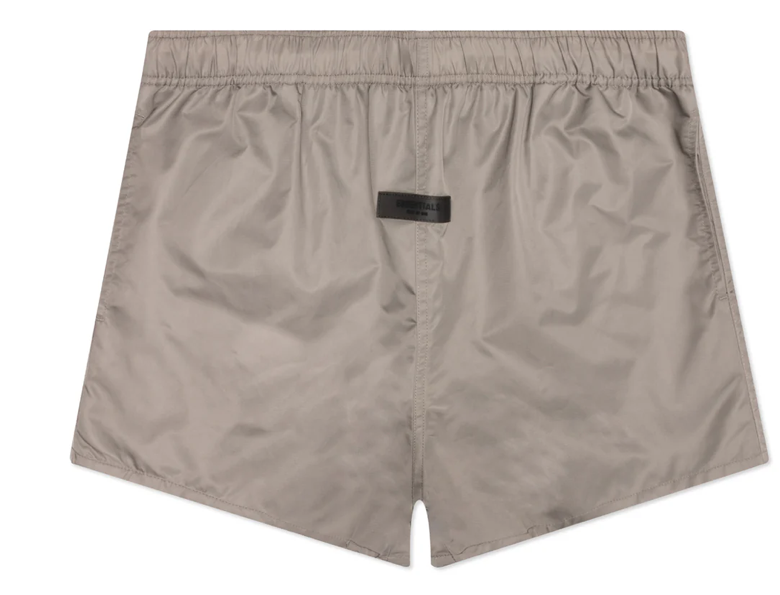 Fear of God Essentials Crinkle Nylon Running Shorts (Desert Taupe)