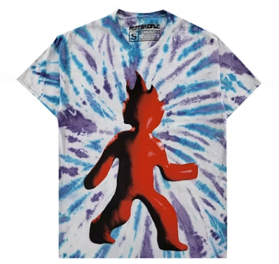 Cactus Jack by Travis Scott Flame Tie Dye Tee Shirt