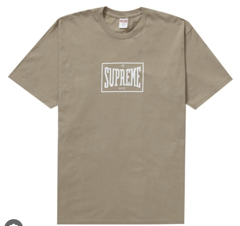 Supreme "Everlast" Tee Shirt (Khaki) (FW23)