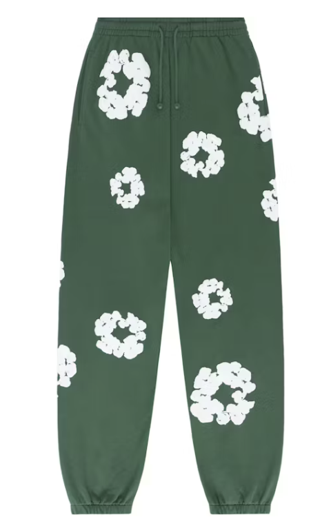 Denim Tears Cotton Wreath Sweatpants (Green)