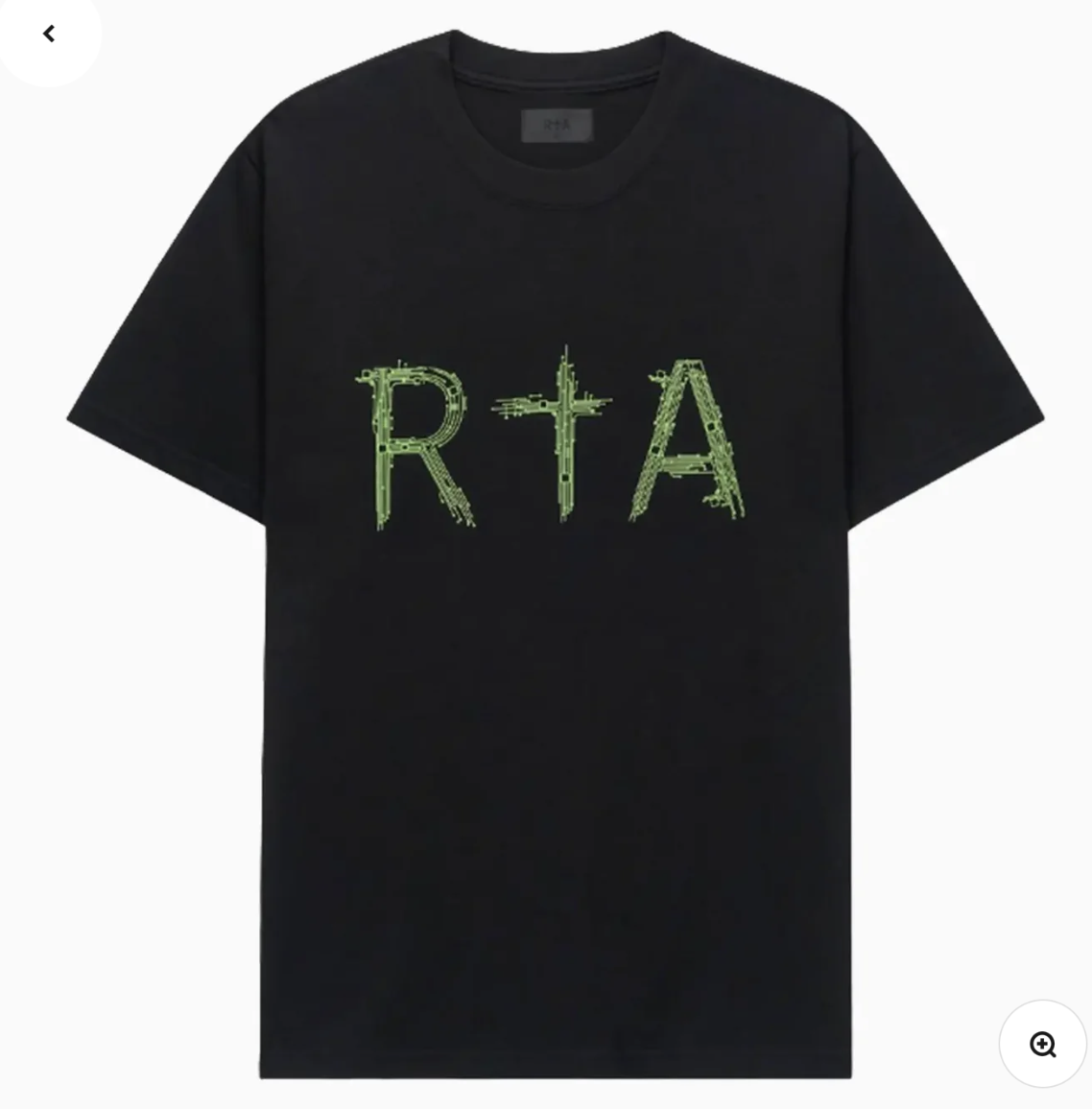RTA Liam Black Circuit Tee Shirt