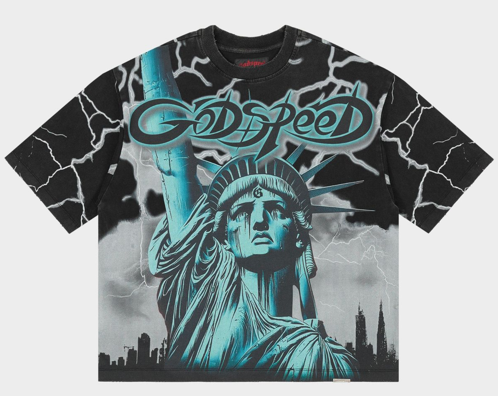 Godspeed "Voltage" Tee Shirt (Wolf Grey)