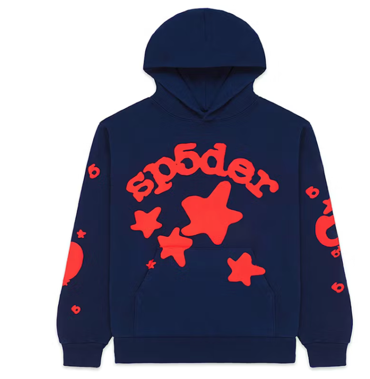 Sp5der Beluga Hoodie Navy