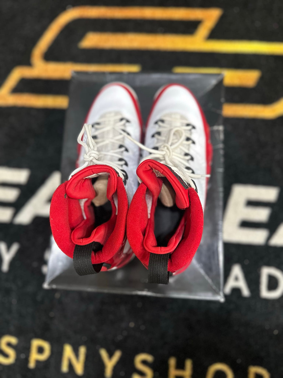 Air Jordan 9 Retro White Gym Red