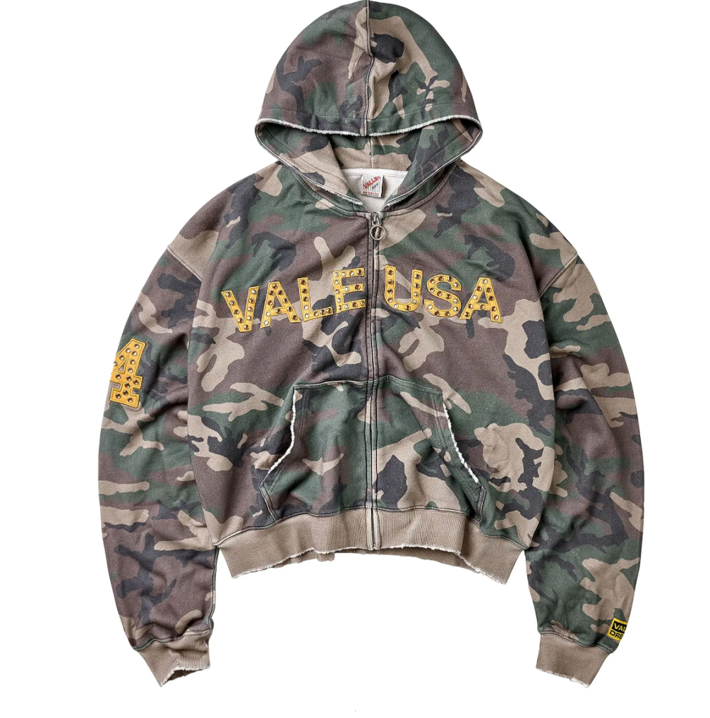 Vale Forever Zip Up Hoodie "Camo"