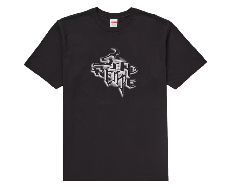 Supreme Smoke Tee "Black" FW24