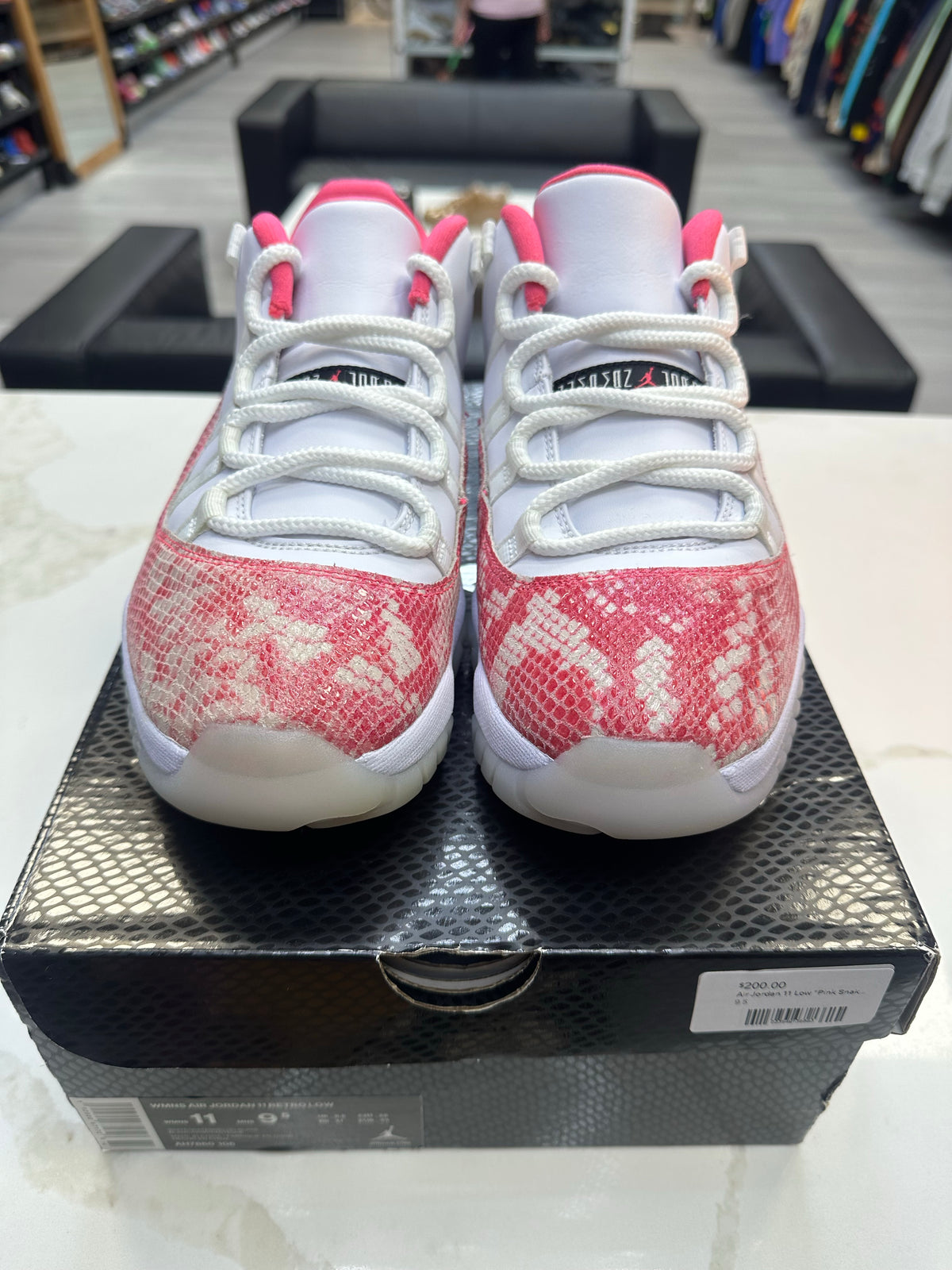 Jordan 11 Retro Low Pink Snakeskin (2019) (Women's)