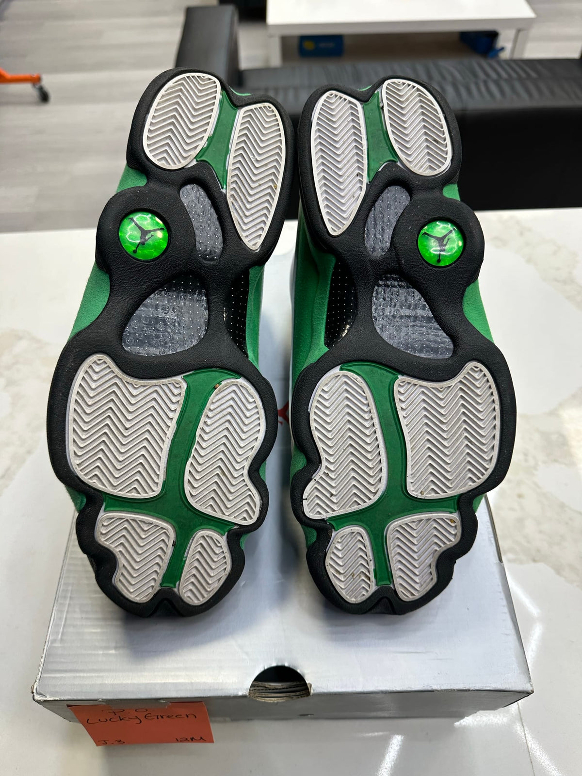 Jordan 13 Retro White Lucky Green