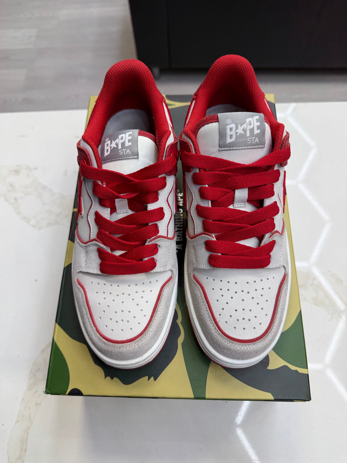 A Bathing Ape SK8 Sta #5 Red