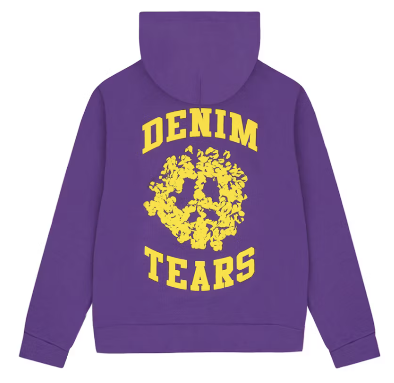 Denim Tears Denim University Zip Hoodie Purple