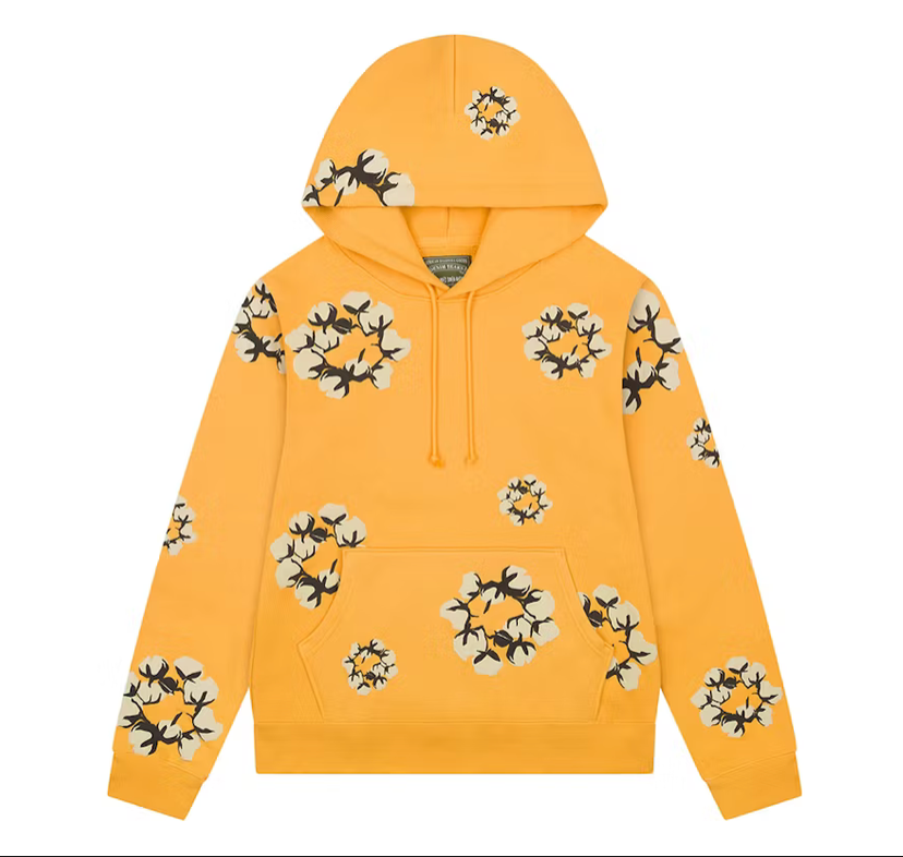 Denim Tears X CPFM Cactus Tears Wreath Hoodie Yellow