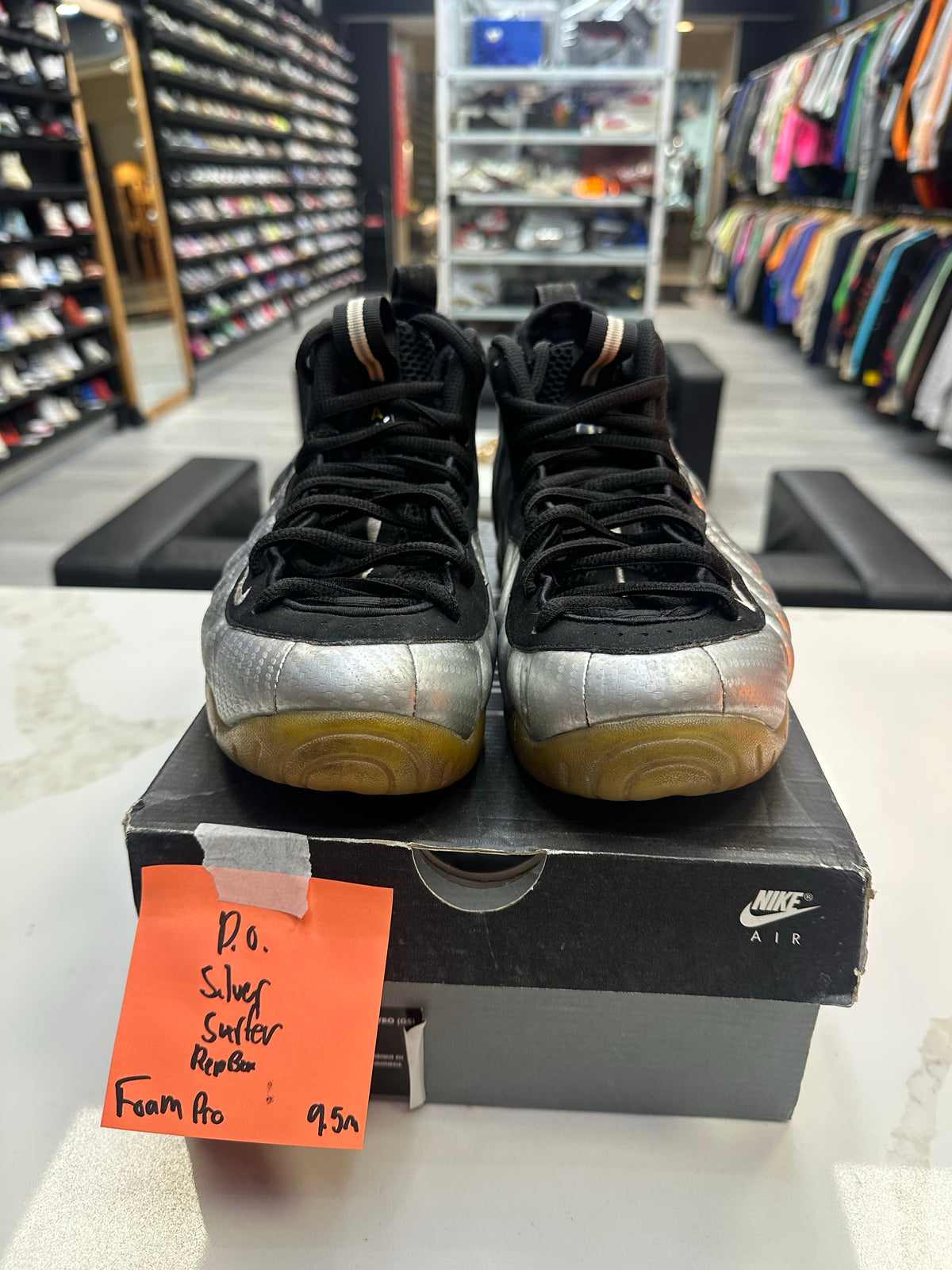 Nike Air Foamposite Pro Silver Surfer