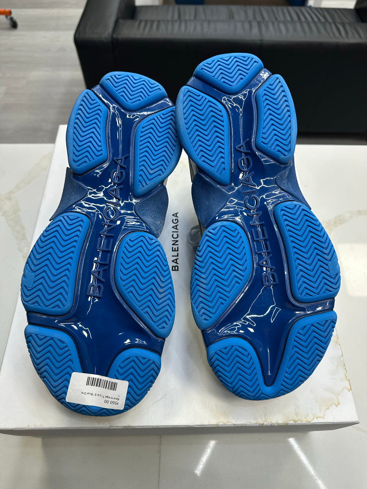 Balenciaga Triple S Blue Orange