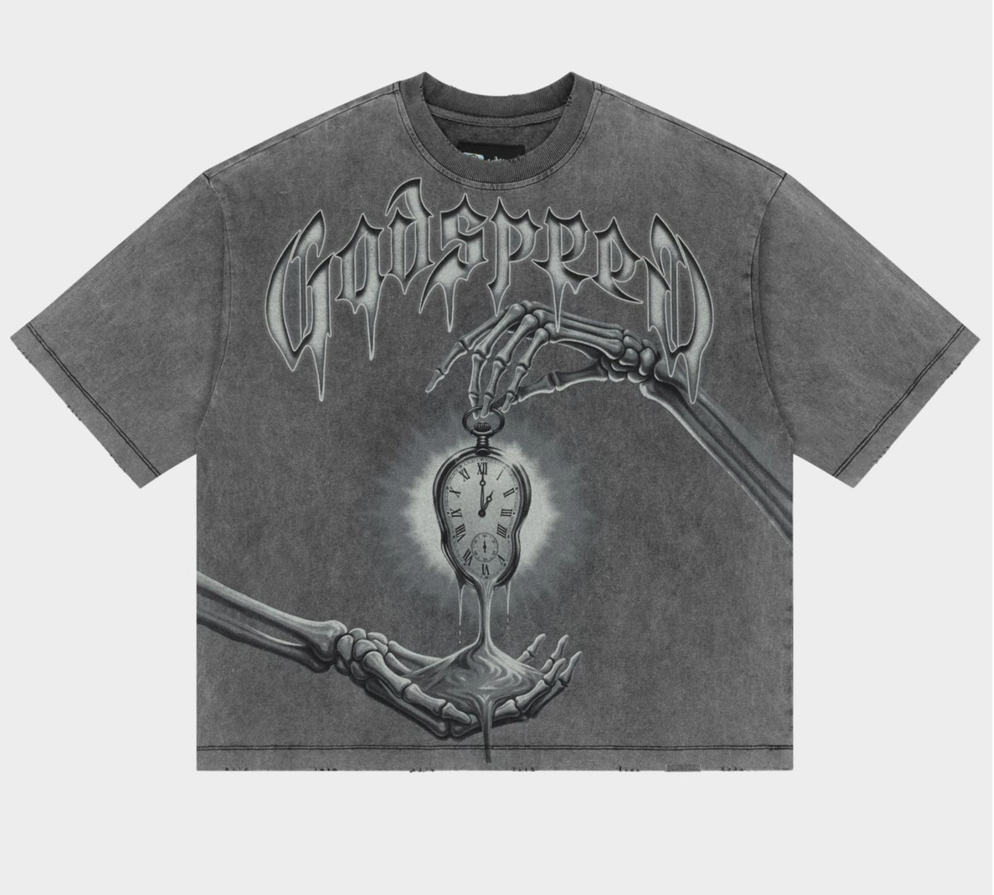 Godspeed Borrowed Time Tee "Grey Wash"
