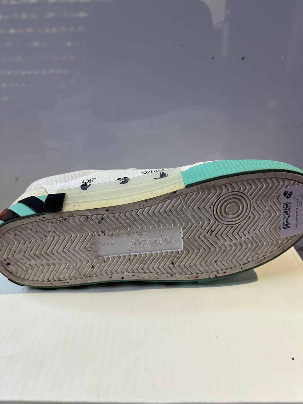 OFF-WHITE Vulc Low White Mint Grey Green