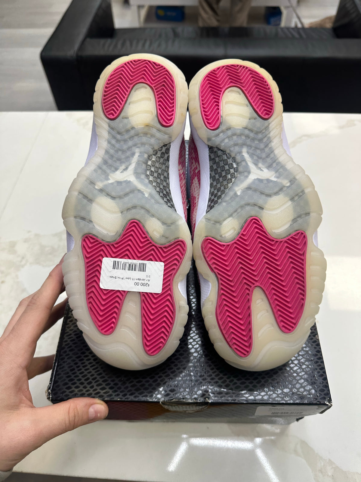 Jordan 11 Retro Low Pink Snakeskin (2019) (Women's)
