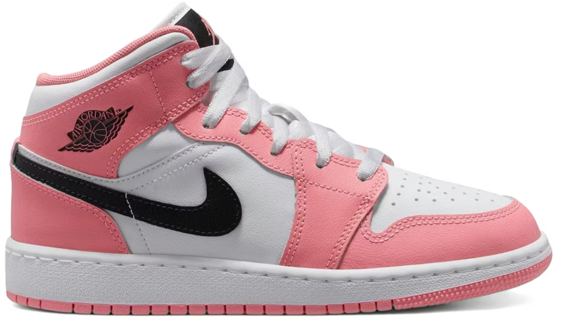 Air Jordan 1 Mid Pink Gaze (GS)