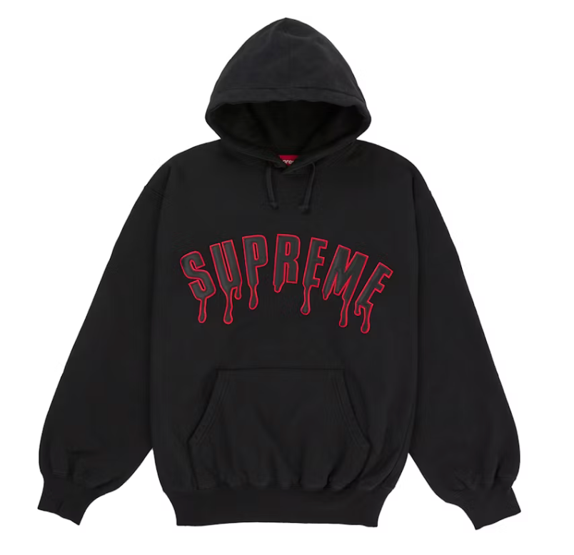 Supreme Ghostface Arc Hooded Sweatshirt "Black"