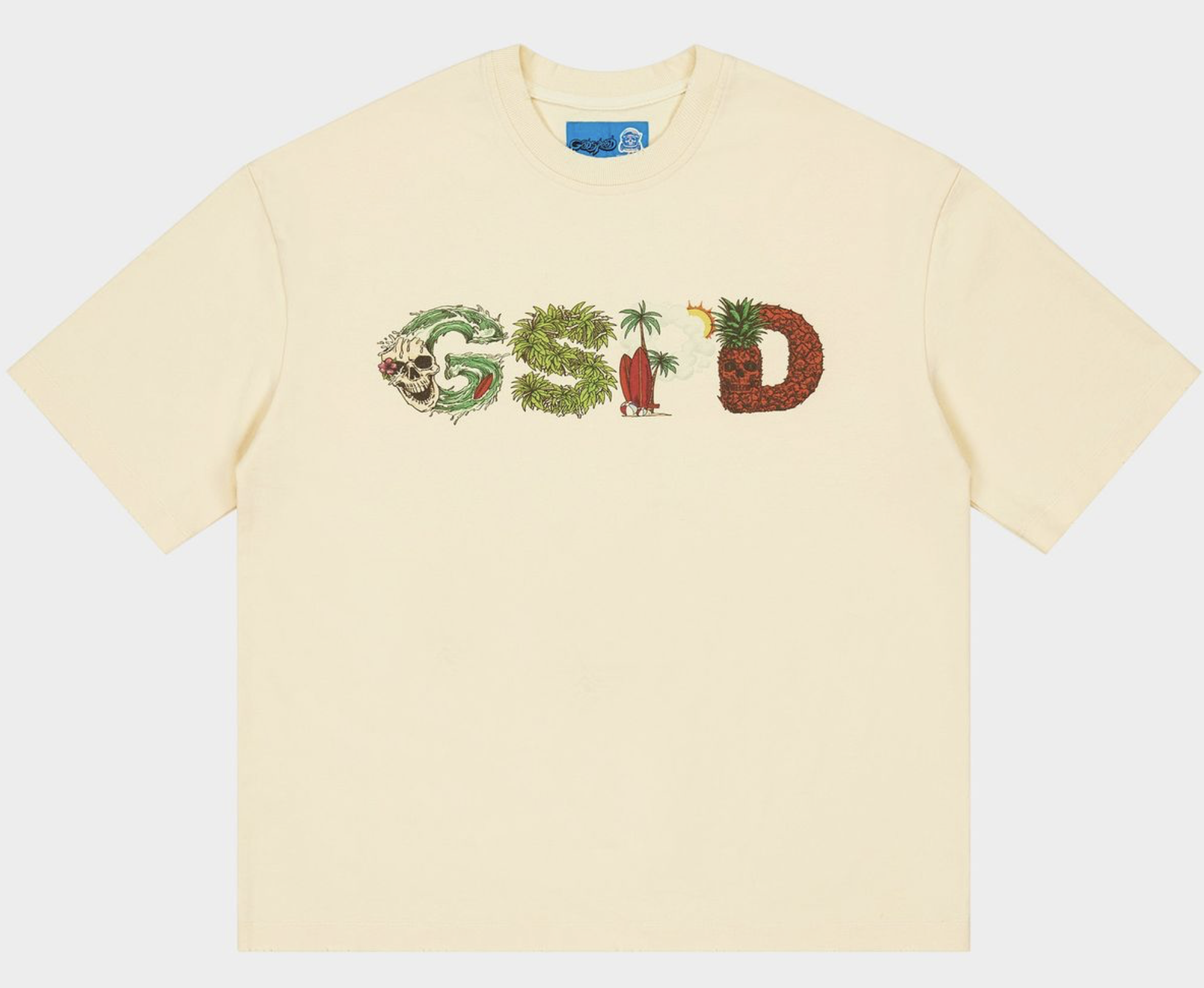 Godspeed "Surf's Up" Tee Shirt (Bone)
