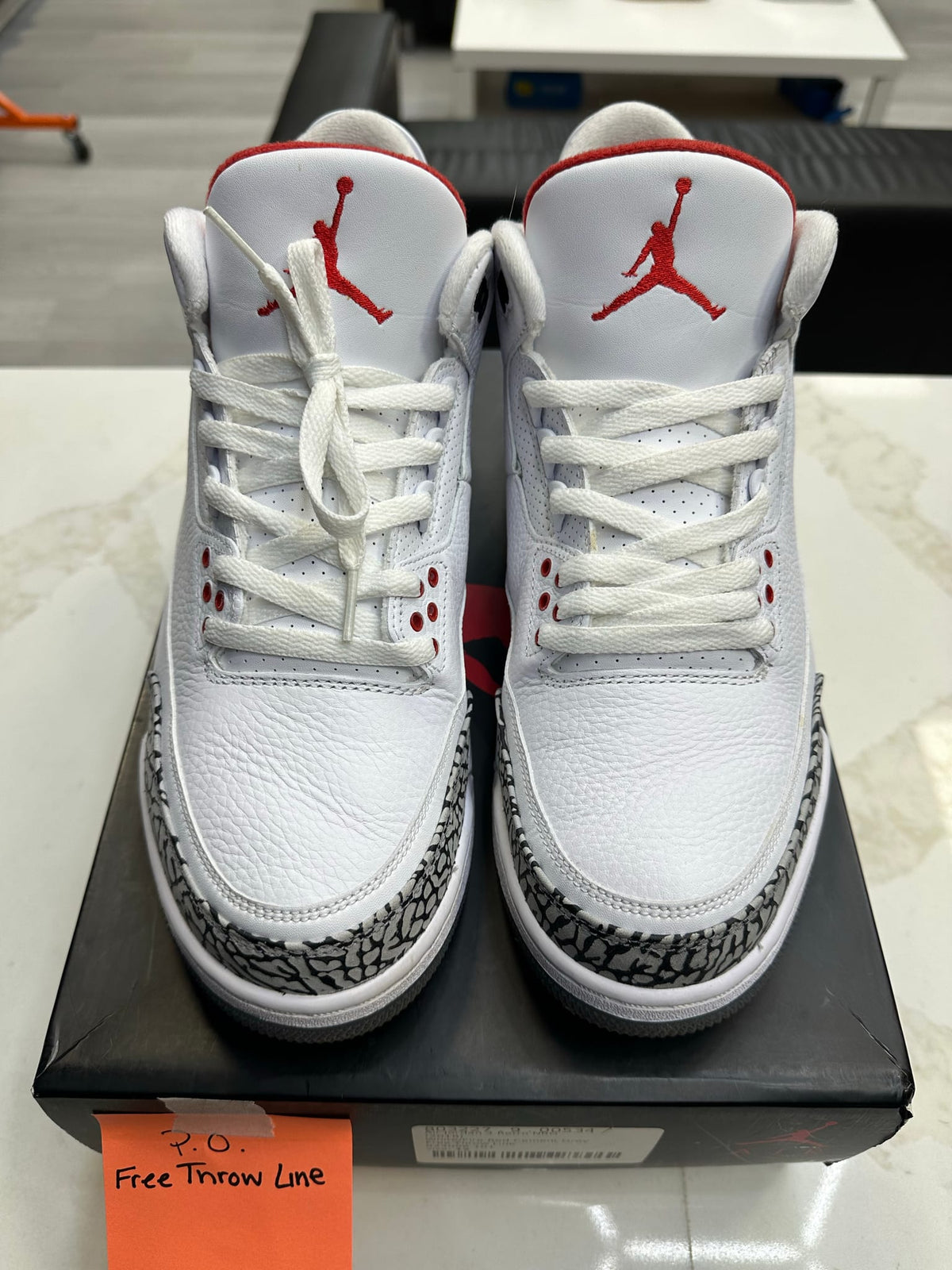 Jordan 3 Retro Free Throw Line White Cement