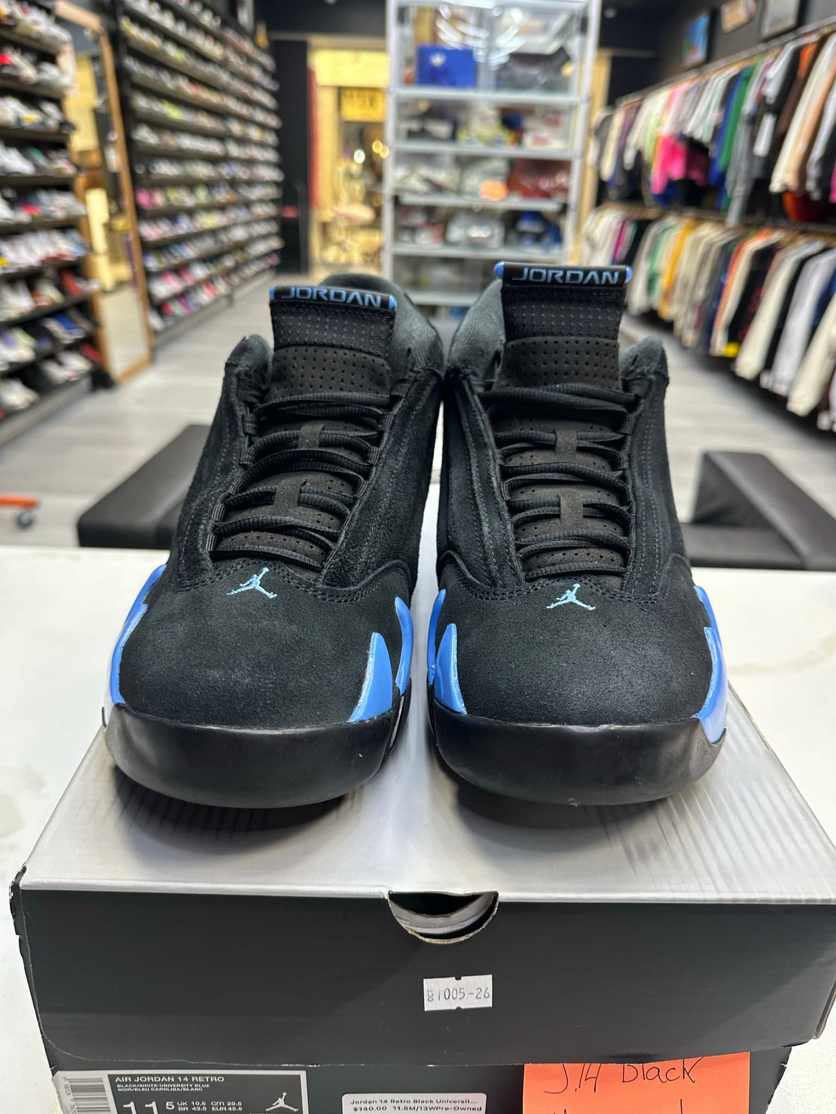 Jordan 14 Retro Black University Blue (2026)