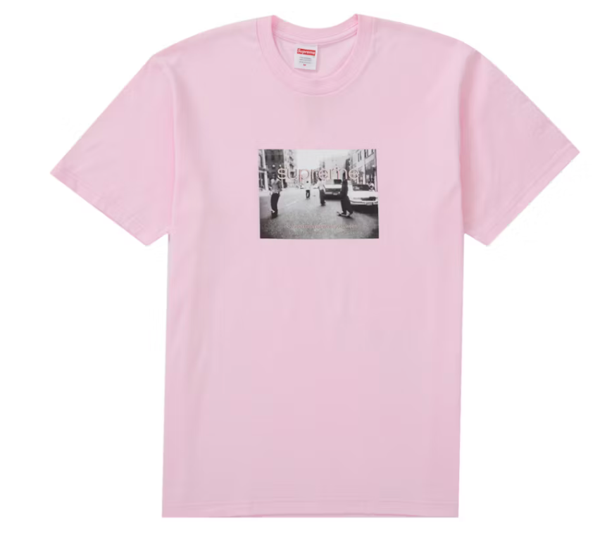 Supreme "Crew 96" Tee Shirt (Light Pink)