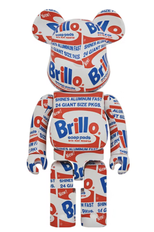 Bearbrick x Andy Warhol "Brillo" 1000%