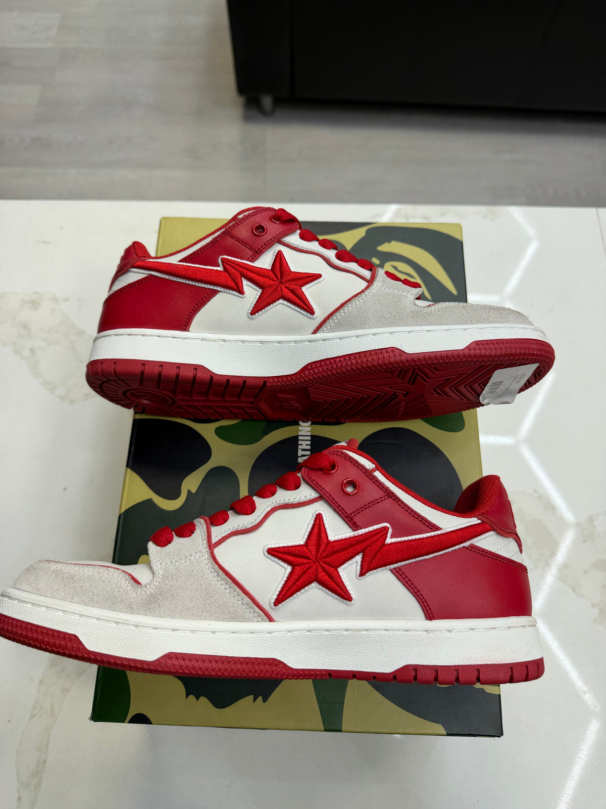 A Bathing Ape SK8 Sta #5 Red