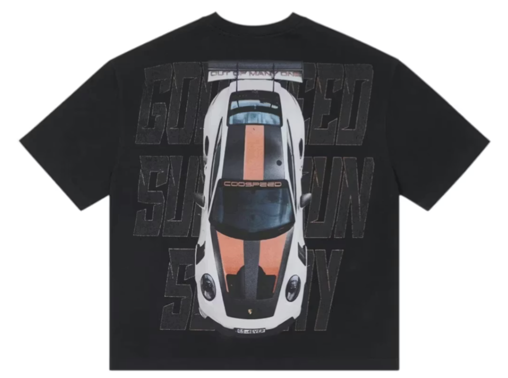 Godspeed "Track Mode Miami Superrun Boom" Tee Shirt (Black)
