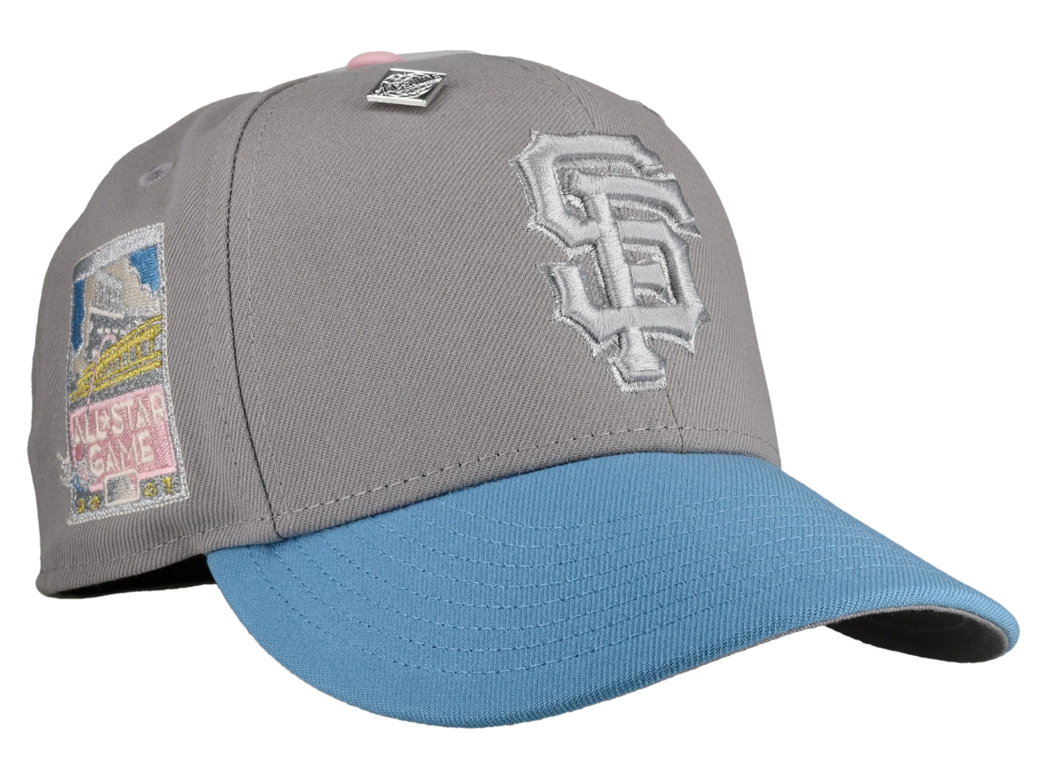 Capsule San Francisco Giants 2007 All Star Game "Coastal Chrome" Metallic 59Fifty Fitted Hat