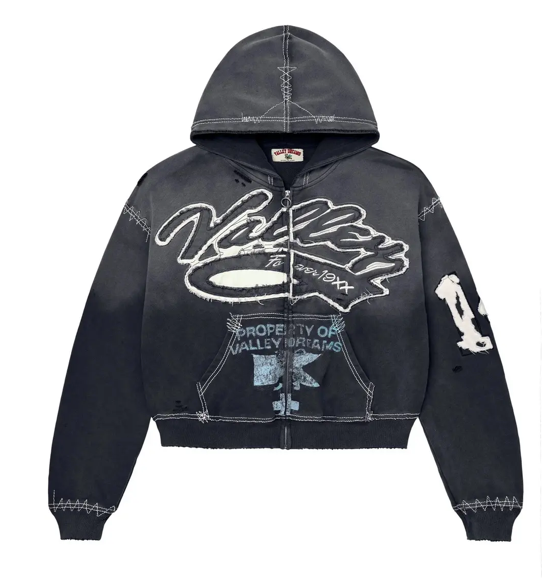 Vale Forever "Religion" Zip Up Hoodie (Black)