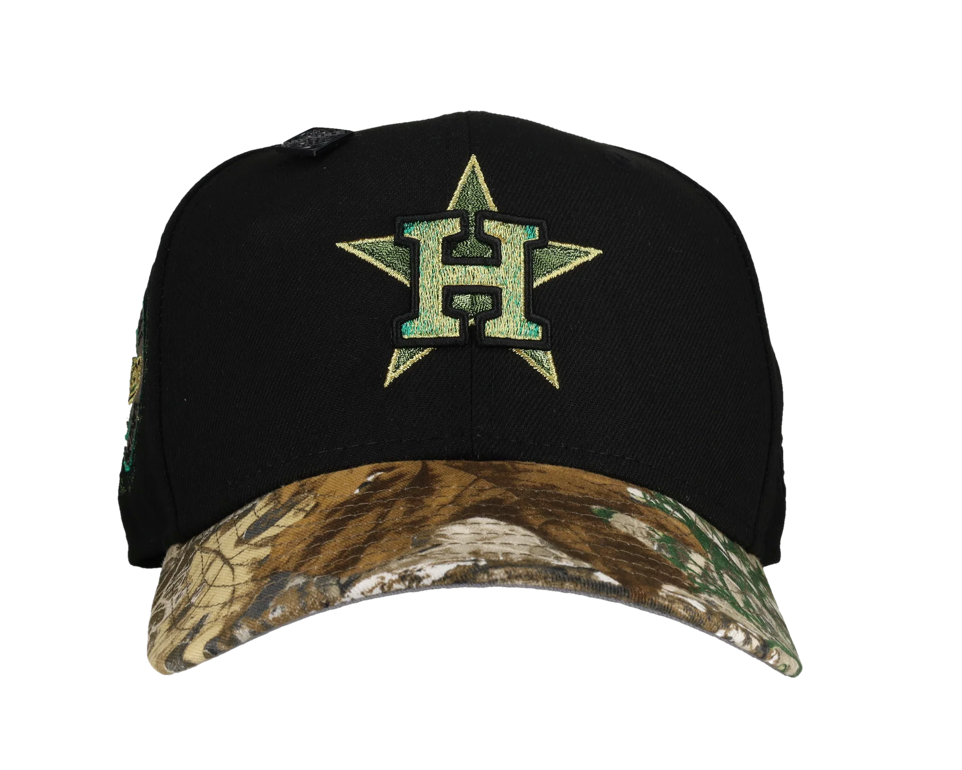 Houston Astros 45 Years Black/Realtree Metallic 59Fifty Fitted Hat