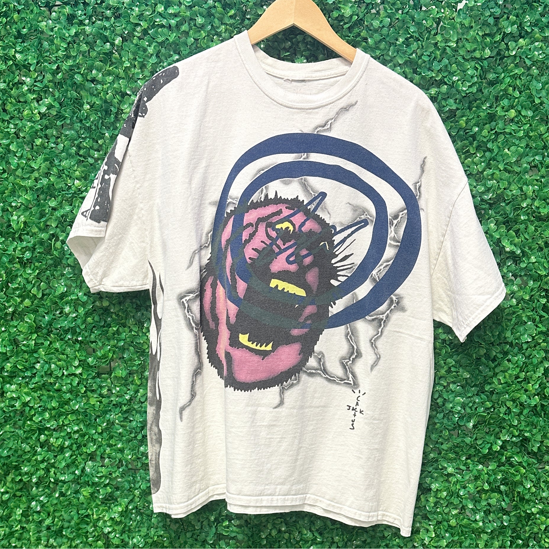 *Cactus Jack Travis Scott x Fragment Sunrise Tee Shirt White (Pre-Owned)