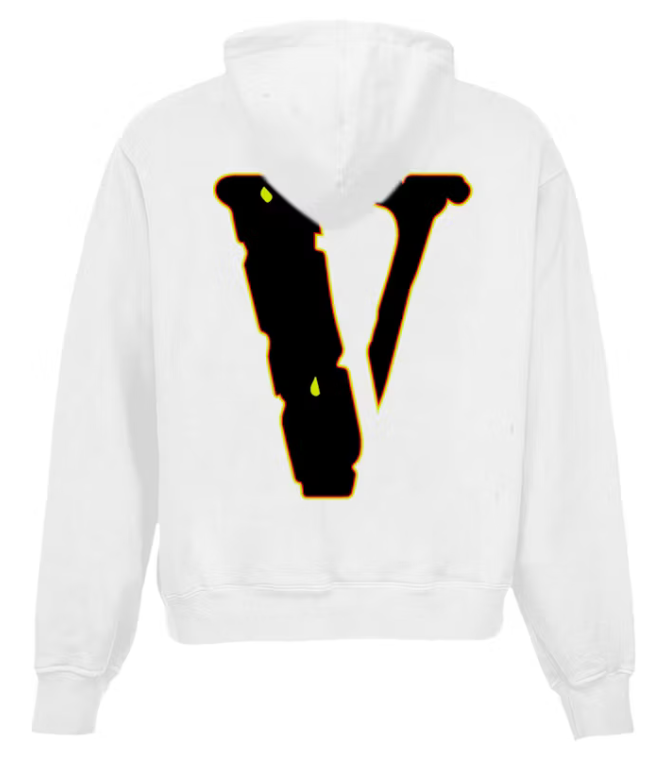 Vlone Juice Wrld "Legends Never Die" Hoodie White