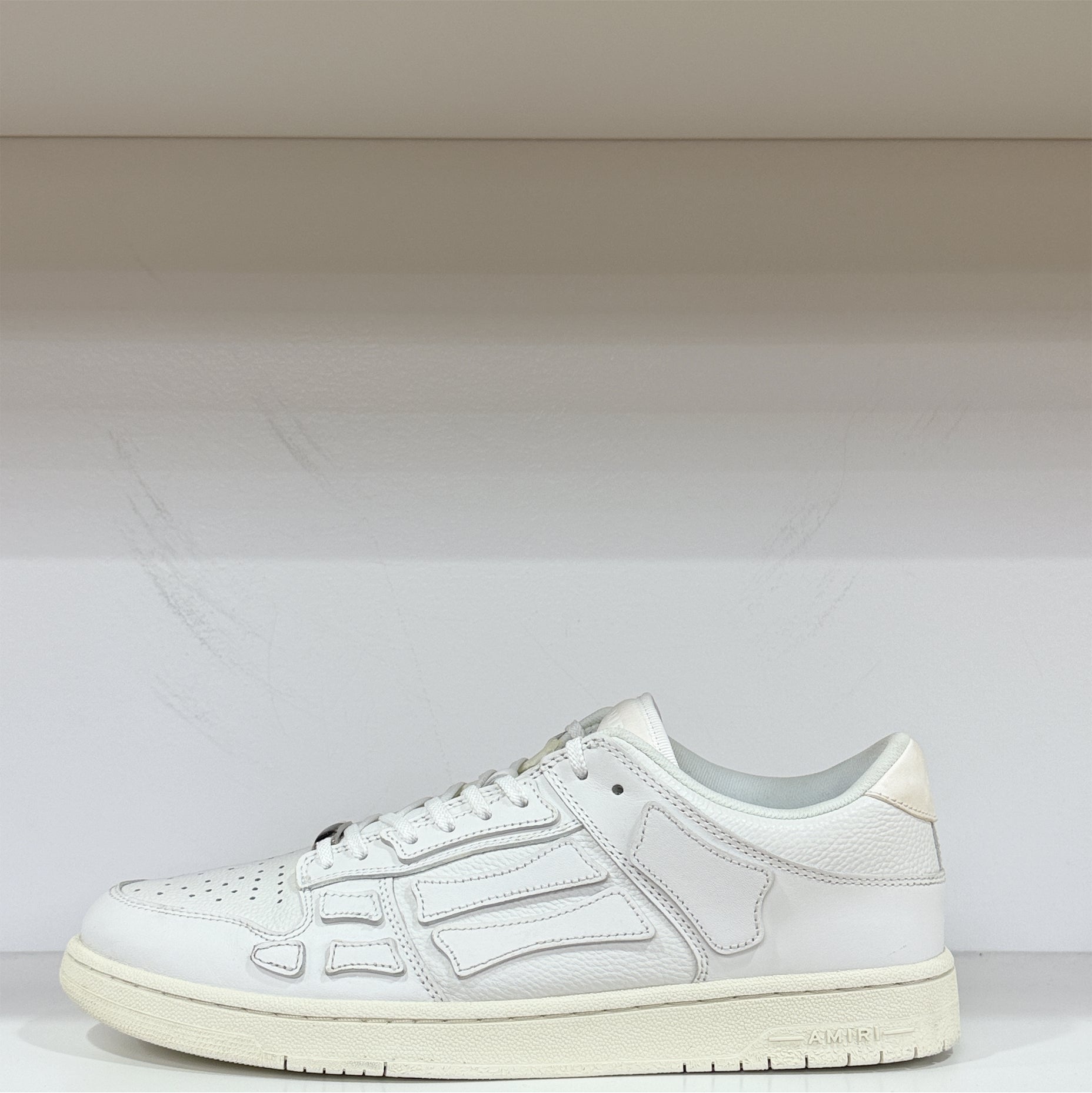 AMIRI Skel Top Low White White (Pre-Owned)